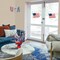 15” Patriotic Star Gleam ‘N Burst Centerpiece – Red White & Blue Metallic 4th of July Table Decoration – Independence Day USA Party Tabletop Decor